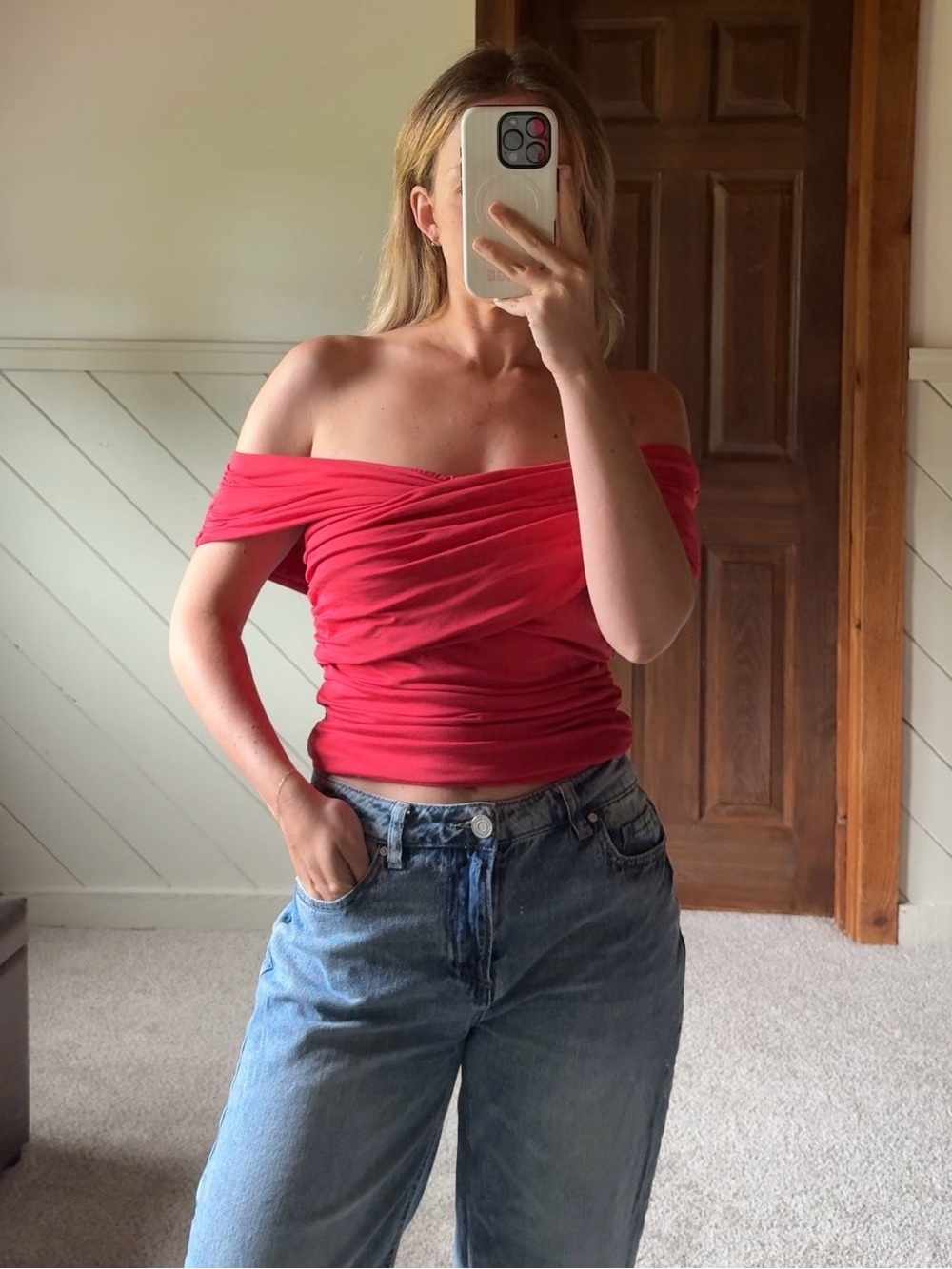 Red Abercrombie Top